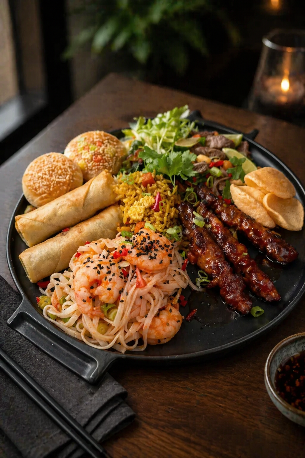 Asiatisk Street food Buffet